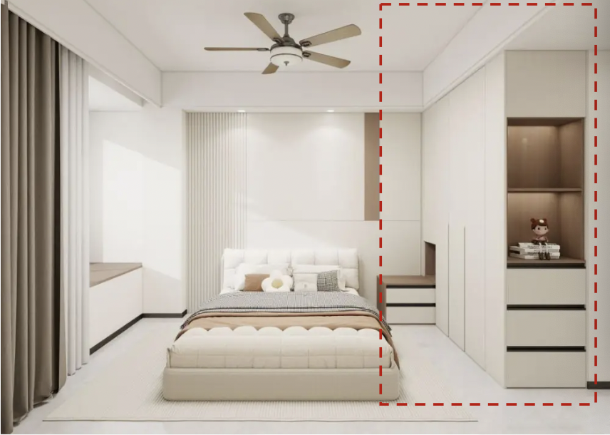 Secondary Bedroom wardrobe